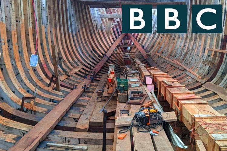 The Futuristic Cargo Ship Made of Wood